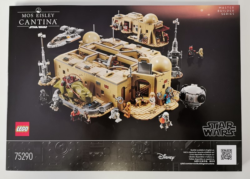 s1 Lego Star Wars Mos Eisley Cantina 75290 Anleitung nur NEU