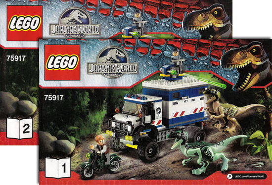 Bricklink Instruction 1 Lego Raptor Rampage Jurassic World Bricklink Reference Catalog