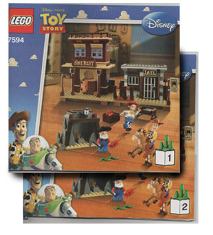 lego 7594 instructions Lego woody's roundup instructions 7594, toy story.