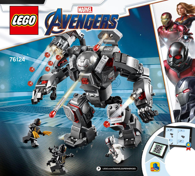 Bricklink Instruction 76124 1 Lego War Machine Buster