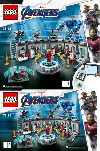 lego avengers endgame iron man hall of armour