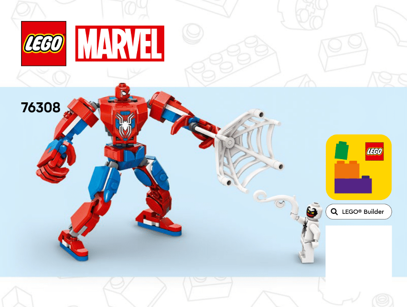Spider-Man Mech vs. Anti-Venom : Instruction 76308-1 | BrickLink