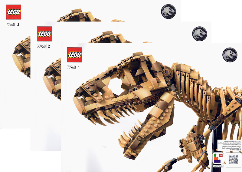 Dinosaur Fossils: Tyrannosaurus rex : Instruction 76968-1 | BrickLink
