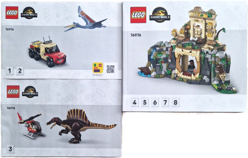 Spinosaurus & Quetzalcoatlus Air Mission : Instruction 76976-1