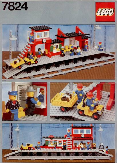 Lego train station discount instructions