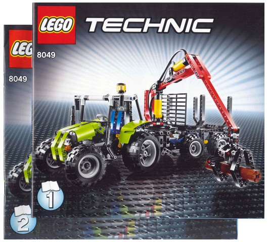 Tractor with Log Loader : Instruction 8049-1 | BrickLink