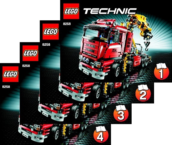 Crane Truck Instruction 8258-1 | BrickLink