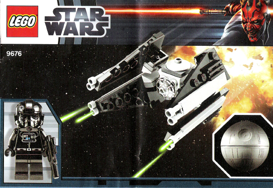 LEGO® 6179pb041 9676 Star Wars Platte TIE Interceptor Fighter Pilot Death Star