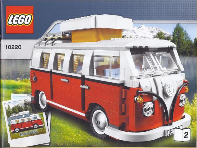 1332 Pieces for sale online LEGO Sculptures Volkswagen T1 Camper Van 10220