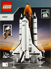 Lego 10231 Space Shuttle Expedition NASA sculptures 673419169264