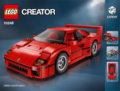 BrickLink - Set 10248-1 : LEGO Ferrari F40 [Creator:Creator Expert 