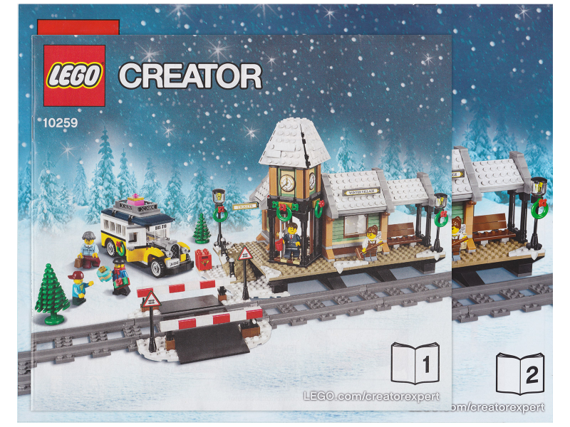 lejlighed Gnaven komponist BrickLink - Set 10259-1 : LEGO Winter Village Station [Creator:Creator  Expert:Winter Village Collection:Holiday & Event:Christmas] - BrickLink  Reference Catalog