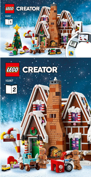 LEGO CHRISTMAS 10267 GINGERBREAD HOUSE - BRAND NEW, SEALED **FREE  SHIPPING!**