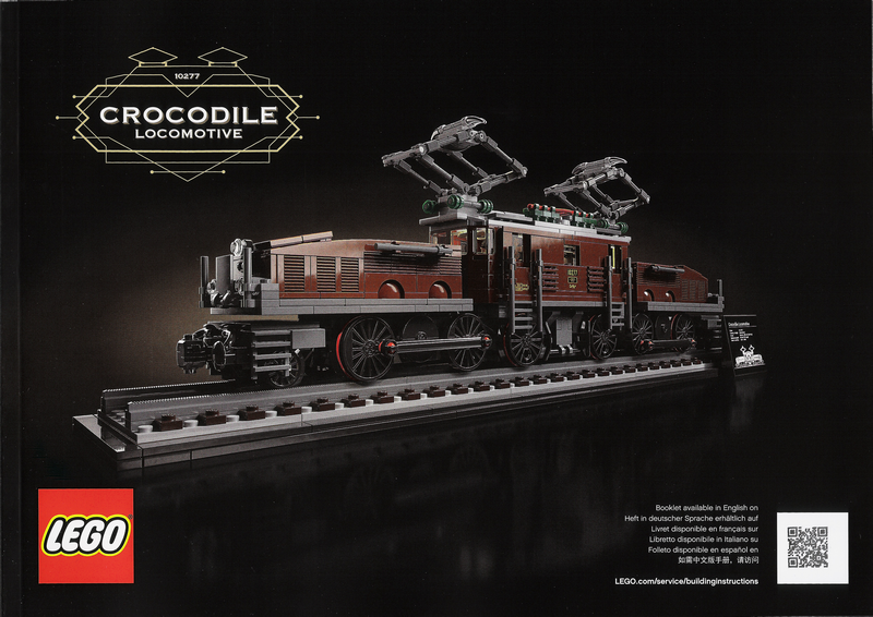 BrickLink - Set 10277-1 : LEGO Crocodile Locomotive [Train:RC 