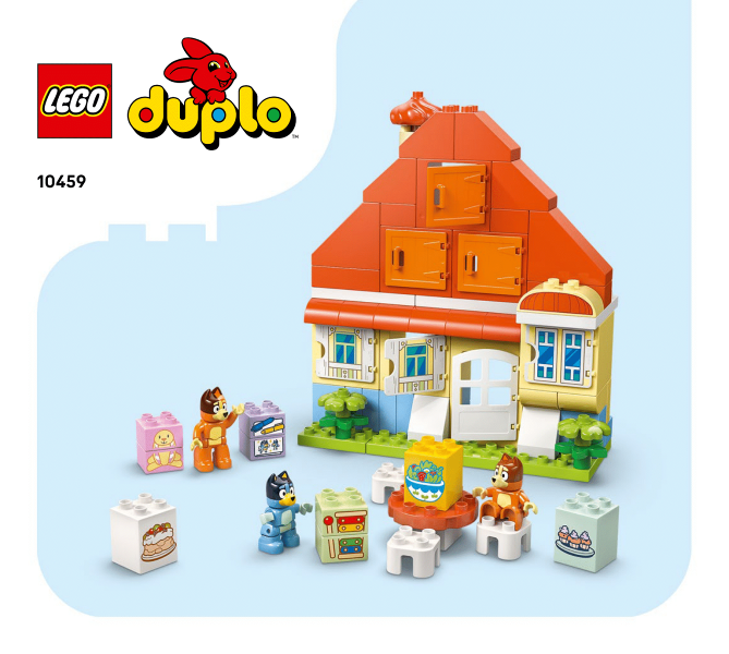 Bluey's Family House with Memory Game