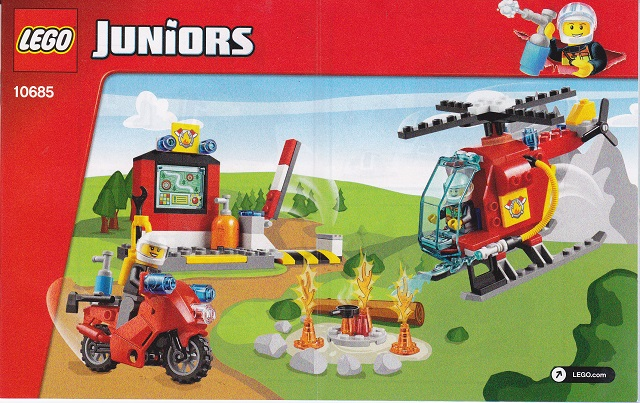 LEGO Juniors 10685 Fire Suitcase With Case 100 Complete for sale online