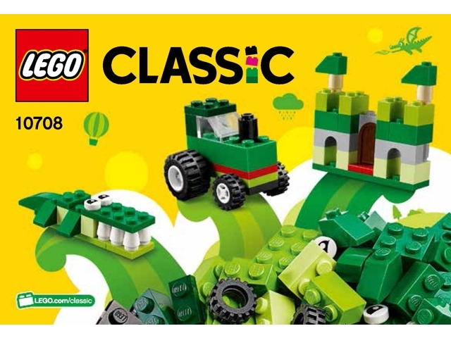 Lego 10708 Classic - Caja creativa verde, Lego, Los mejores precios