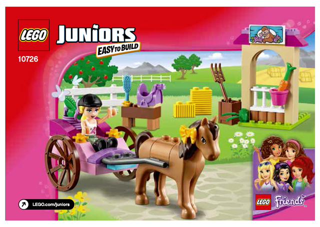 LEGO Juniors Stephanie's Horse Carriage 10726 Riding Friends 58pcs for sale online 