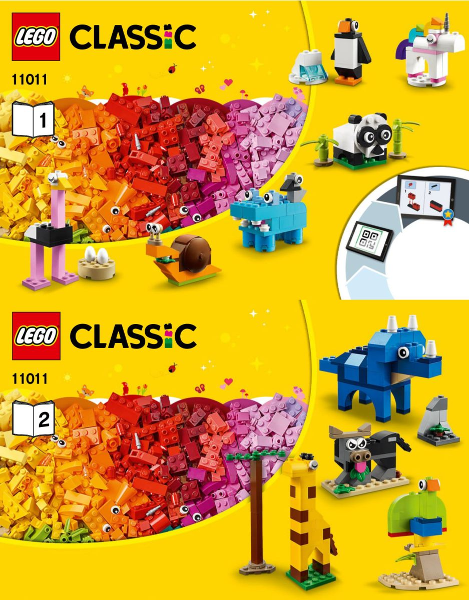 LEGO Classic 11011 pas cher, Briques et animaux