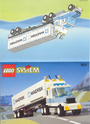 Maersk Line Container Lorry : Set 1831-1 | BrickLink