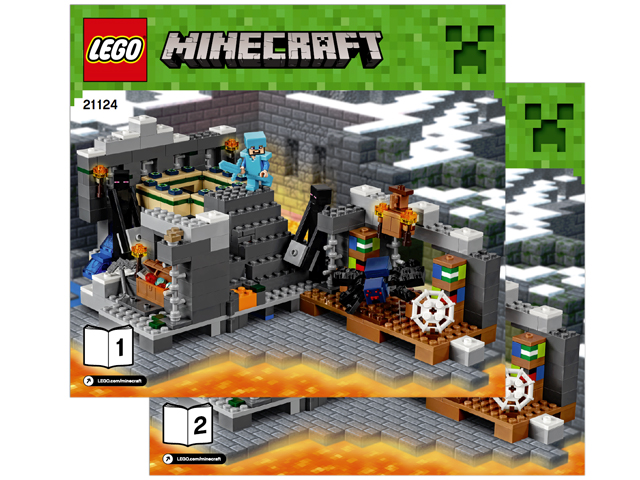 lego minecraft the end portal