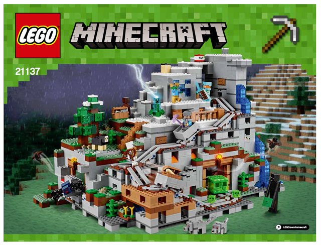 Geladener Creeper Figur Minifig Berghöhle Cave Charged 21137 LEGO Minecraft 