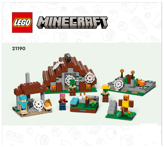 LEGO Minecraft 21190 Opuštěná vesnice