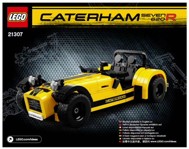 LEGO 21307 Ideas Caterham Seven 620R set Retired Factory Sealed Brand New
