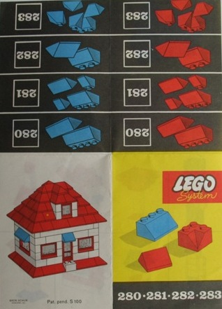 Sloping Ridge and Valley Bricks, Blue