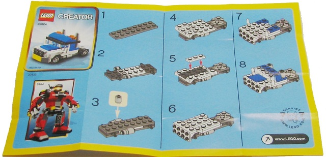 Lego Creator Truck 30024 Polybag BNIP 