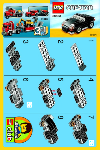 LEGO Creator Little Black Car Polybag Set 30183 