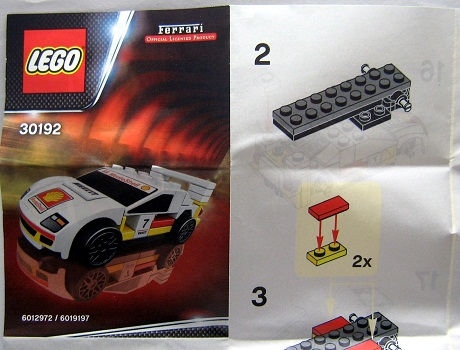 LEGO Racers F40 30192 BRAND NEW IN POLYBAG CR075 GG-03