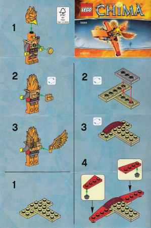 LEGO 30264 Leggende di Chima Frax Phoenix Flyer Polybag Nuovo di Zecca 