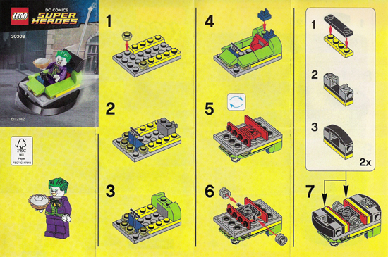 LEGO 30303 DC Comics Super Heroes The Joker Bumper Car Polybag New Sealed 