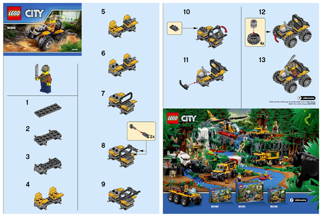 BrickLink - Set 30355-1 : LEGO Jungle ATV polybag [Town:City 
