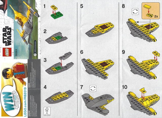 LEGO STAR WARS NABOO STARFIGHTER & SNOW SPEEDER #30383 #30384  **NEW** 