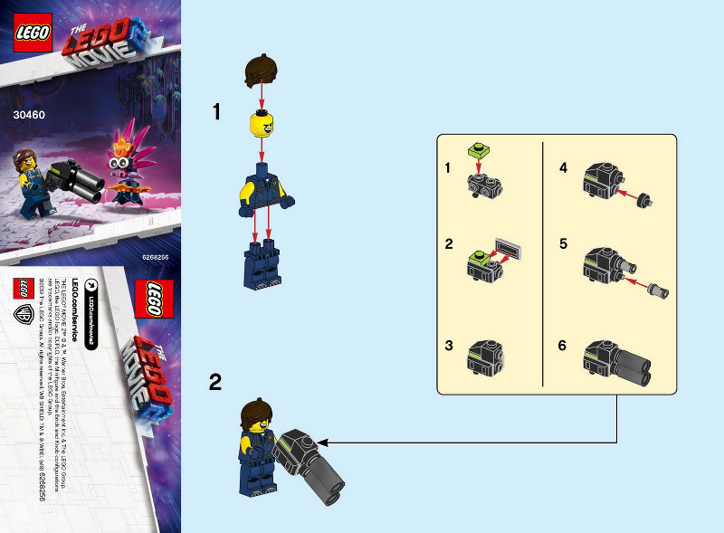 The LEGO Movie 2 MiniFigure Set 30460 Rex Dangervest Plantimal Polybag 