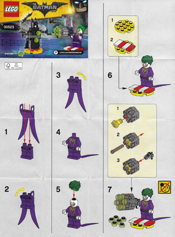 Lego Batman Movie 30523 The Joker Battle Training Polybag NEW 