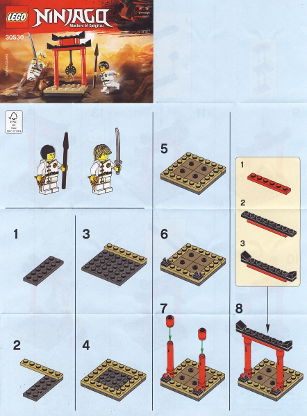 BrickLink - Set 30530-1 : LEGO WU-CRU Target Training polybag  [NINJAGO:(Other)] - BrickLink Reference Catalog