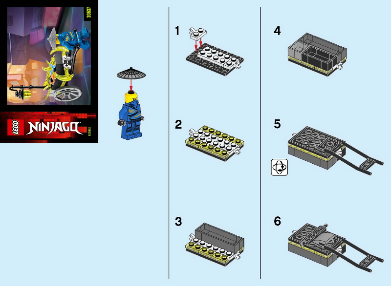 BrickLink - Set 30537-1 : LEGO Merchant Avatar Jay polybag 