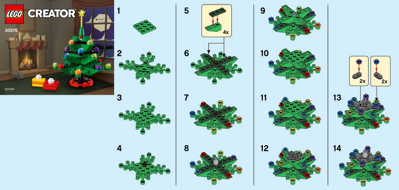 30576 for sale online LEGO Holiday Tree Polybags 