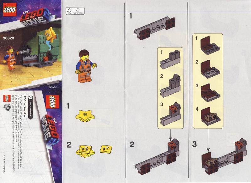 Lego Movie 2 30620 Star-golpeou Emmet Presente De Natal Brinquedo Presente Novo e Lacrado 