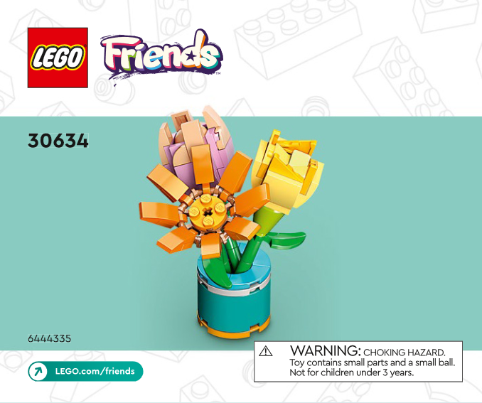 LEGO 30634 Friendship Flowers polybag - LEGO Friends - BricksDirect  Condition New.