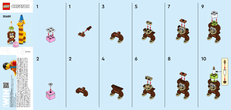 Birthday Party Animals paper bag / polybag