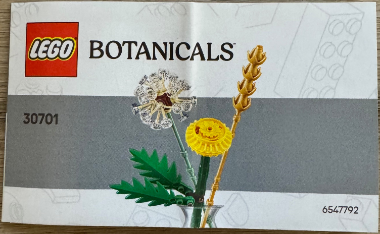 Field Flowers paper bag / polybag