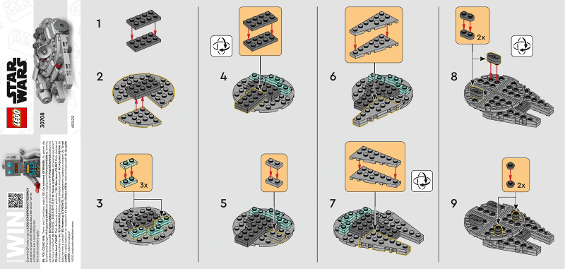 Millennium Falcon - Mini paper bag / polybag