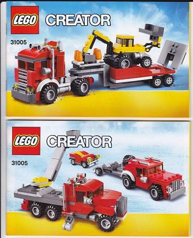 LEGO Creator 31005 Camión Remolque