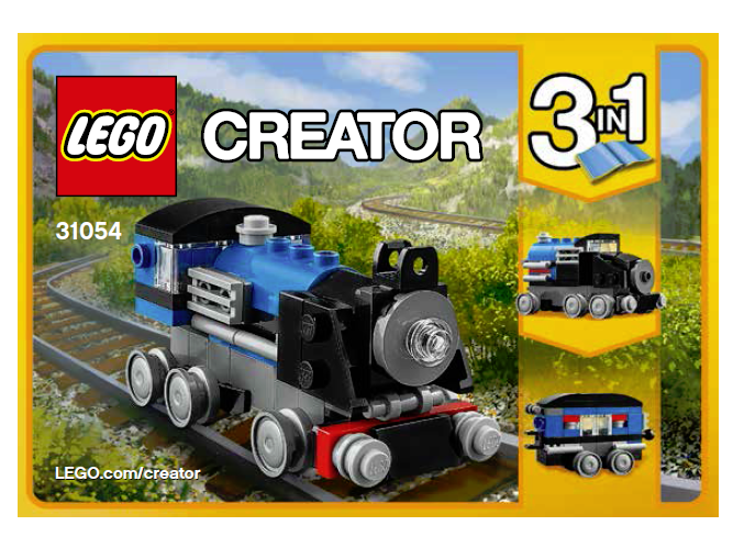 New Sealed LEGO Blue Express Creator Train 31054 
