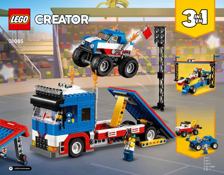 31085  Stunt-Truck-Transporter & 0.-€ Versand & NEU & OVP ! LEGO® Creator 