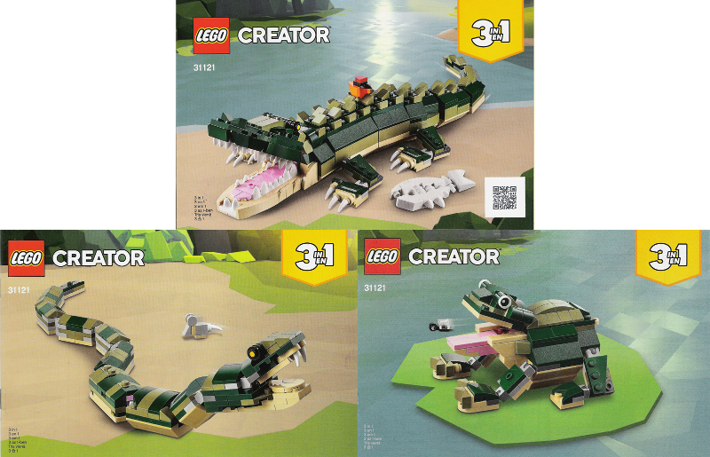 BrickLink - Set 31121-1 : LEGO Crocodile [Creator:Model:Creature 